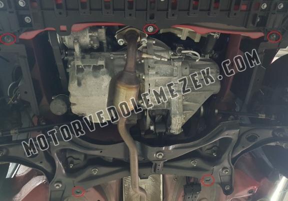 Steel skid plate for Peugeot 108