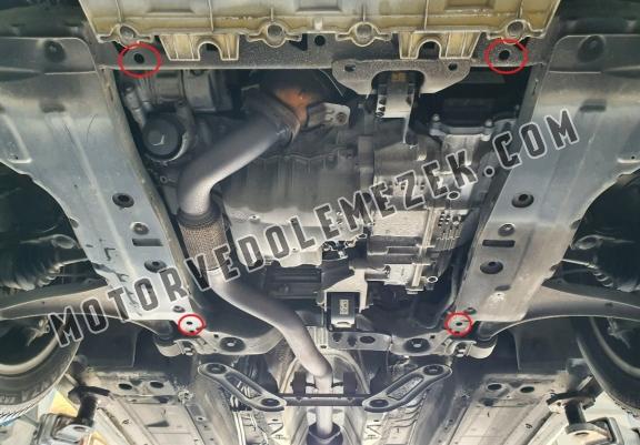 Steel skid plate for Opel Zafira C