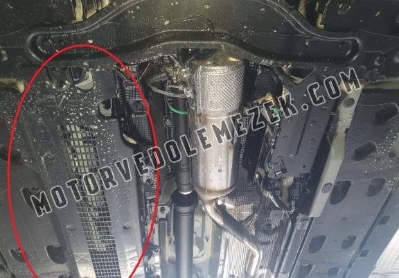 Steel DPF skid plate  for Dacia Duster