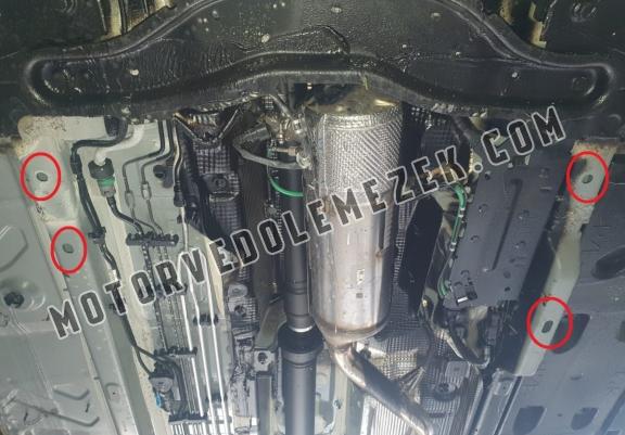 Steel DPF skid plate  for Dacia Duster