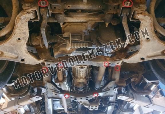 Steel skid plate for Fiat Fullback