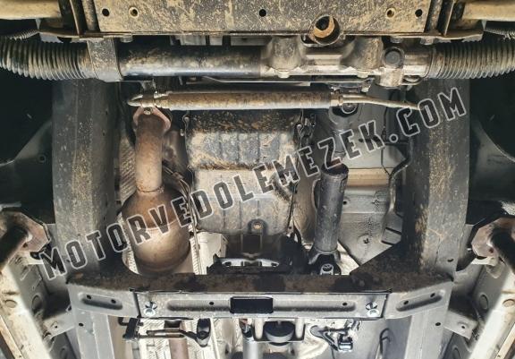 Steel gearbox skid plate for Ssangyong Musso Grand