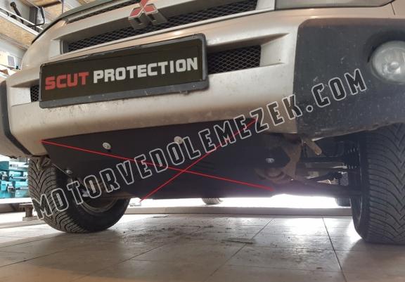 Steel gearbox skid plate for Mitsubishi Pajero Pinin