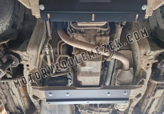 Steel gearbox skid plate for Mitsubishi Pajero 4 (V80, V90)