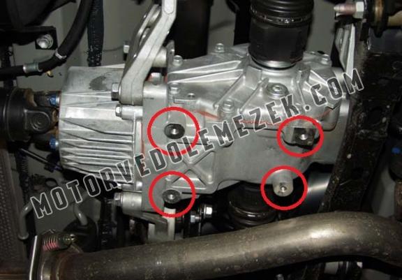 Steel differential skid plate for Toyota RAV 4