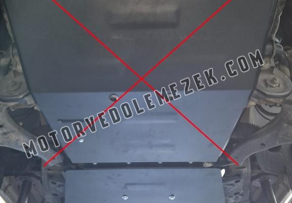 Steel gearbox and differential skid plate for Volkswagen Amarok -  V6 automat