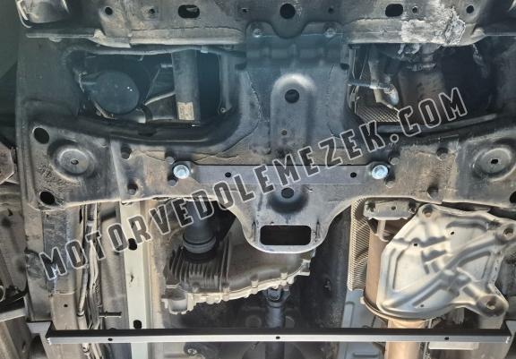 Steel gearbox and differential skid plate for Volkswagen Amarok -  V6 automat