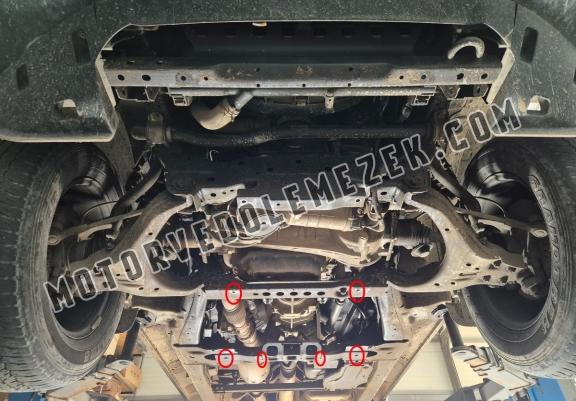 Steel gearbox skid plate for Isuzu D-Max