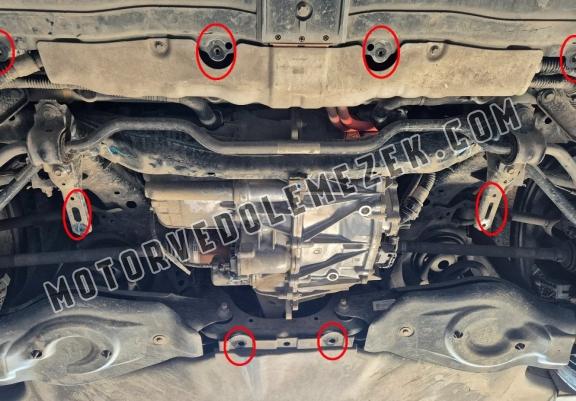 Rear electric motor skid plate for Tesla Model Y AWD