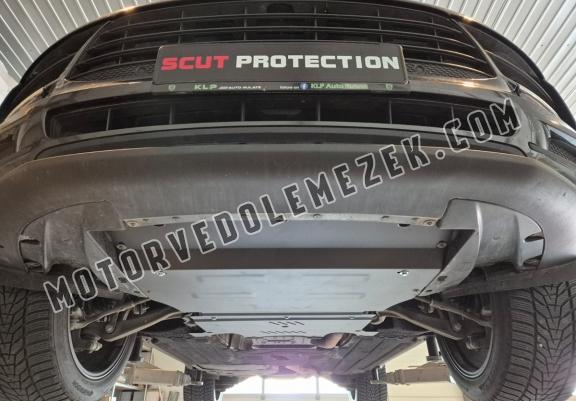 Acél motor, hűtő védőlemez Porsche Macan