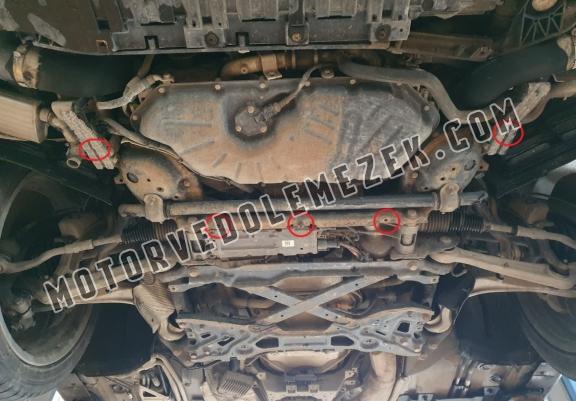 Steel skid plate for Audi A8