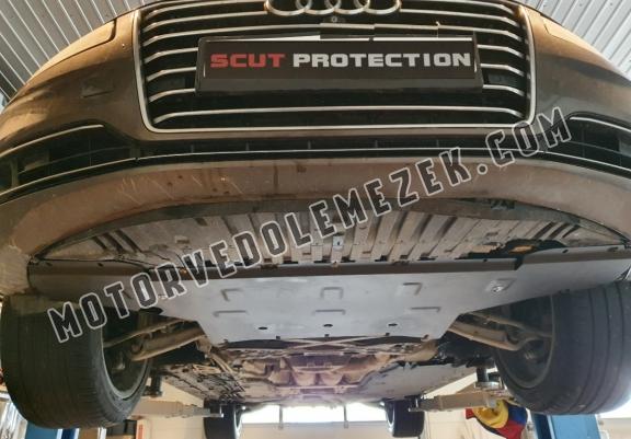 Steel skid plate for Audi A8