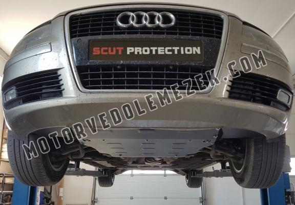 Steel skid plate for Audi A8