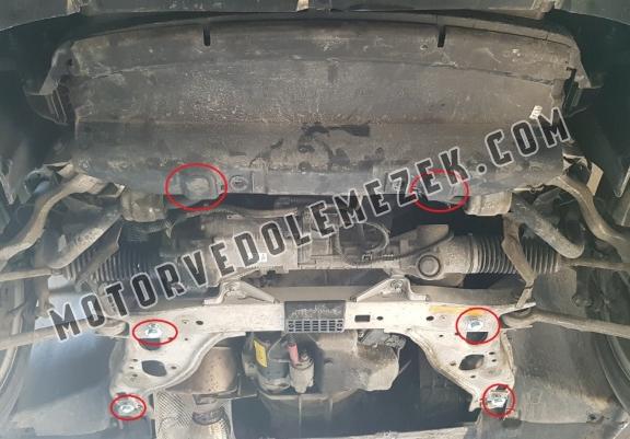 Steel skid plate for BMW Seria 1 E81/E87/E82