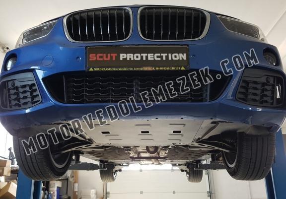 Steel skid plate for the protection of the engine and the gearbox for Mini Clubman