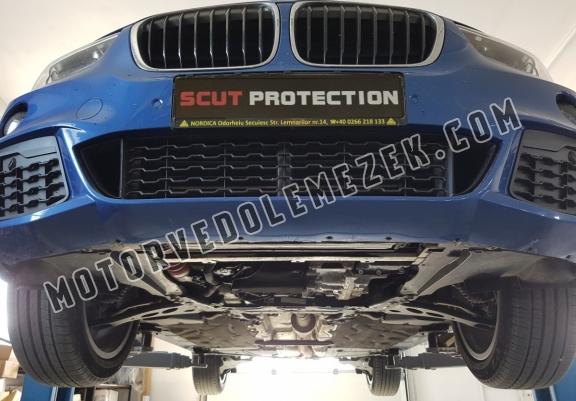 Steel skid plate for the protection of the engine and the gearbox for Mini Clubman