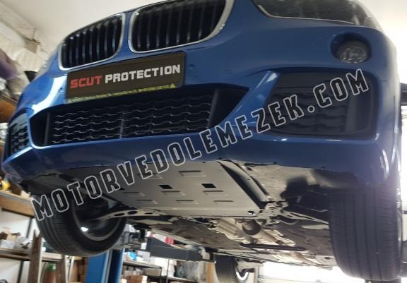 Steel skid plate for the protection of the engine and the gearbox for Mini Clubman