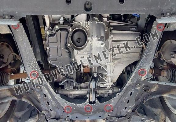 Steel skid plate for Dacia Logan