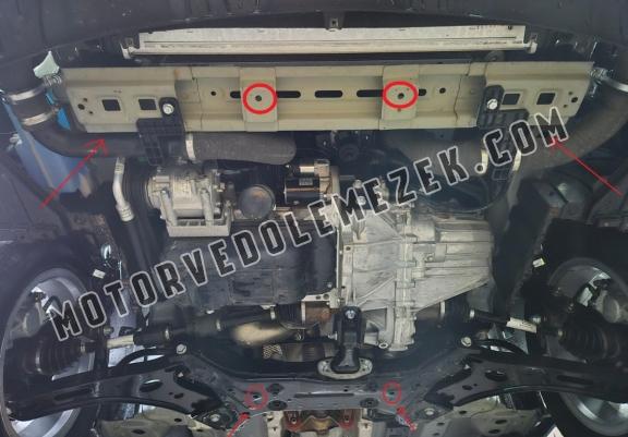 Steel skid plate for Baic Beijing X3