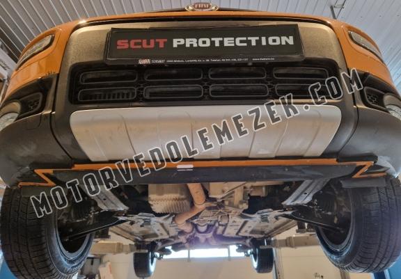 Steel skid plate for Fiat Panda 4x4