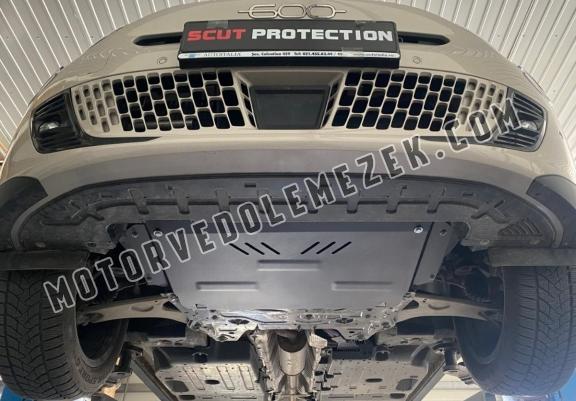 Steel skid plate for Fiat 600