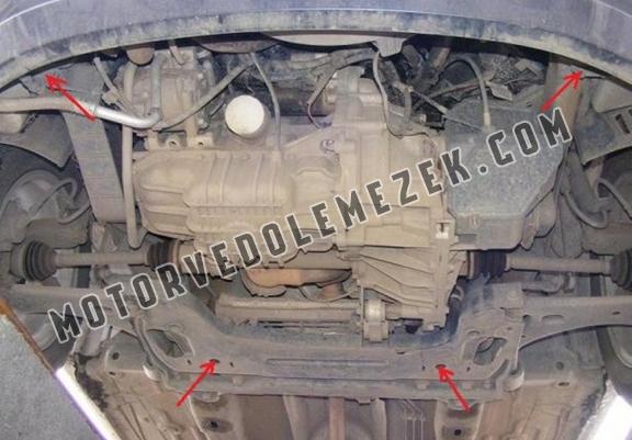 Steel skid plate for Ford Fiesta