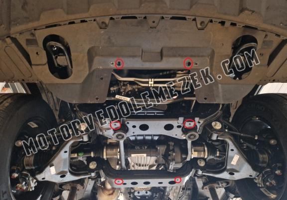 Steel skid plate for Evo Cross 4