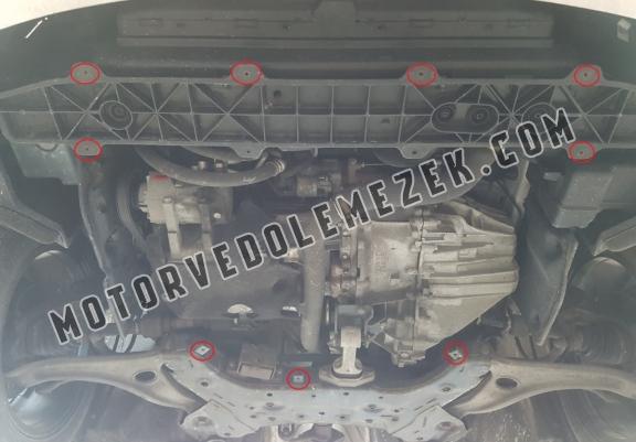 Steel skid plate for the protection of the engine and the gearbox for Hyundai i40