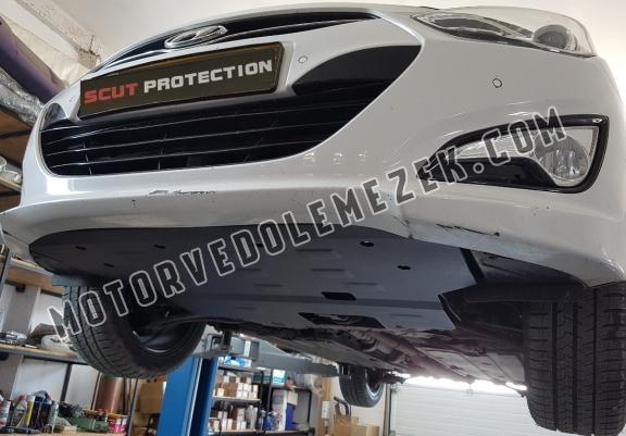 Steel skid plate for the protection of the engine and the gearbox for Hyundai i40