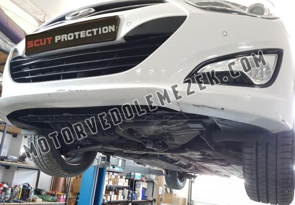Steel skid plate for the protection of the engine and the gearbox for Hyundai i40