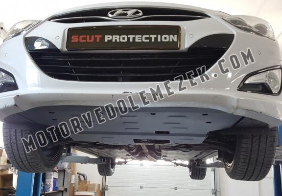 Steel skid plate for the protection of the engine and the gearbox for Hyundai i40