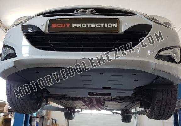 Steel skid plate for the protection of the engine and the gearbox for Hyundai i40