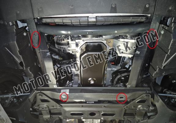 Steel skid plate for Iveco Daily 7