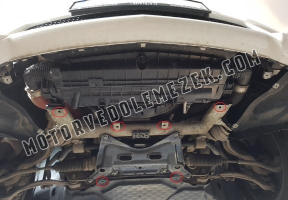 Acél motor, hütő védőlemez Mercedes E-Classe W212