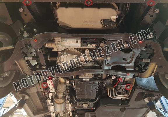 Aluminum skid plate for Mercedes V-Class W447