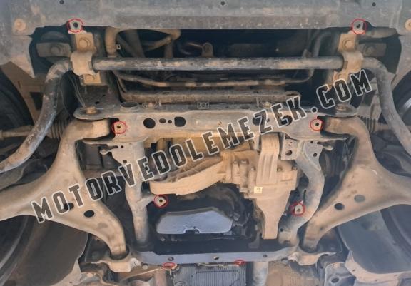 Steel skid plate for Mercedes GLE Coupe C292