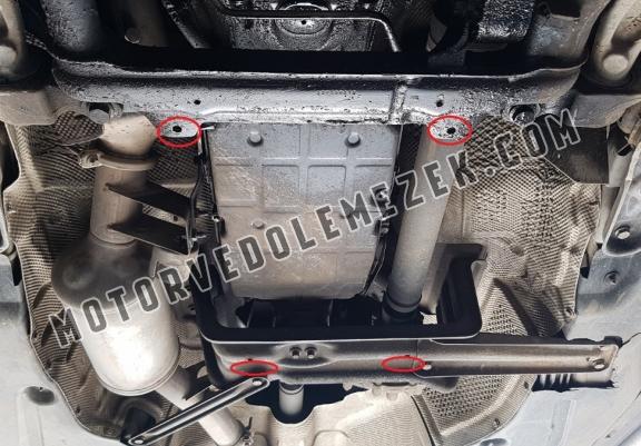 Steel skid plate for Mercedes ML W164