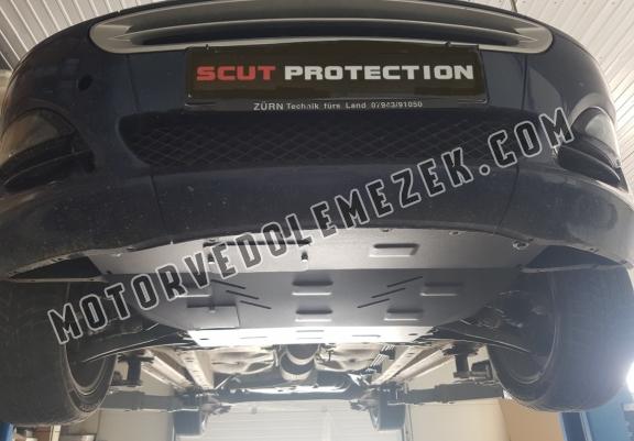 Steel skid plate for the protection of the engine and the gearbox for Smart ForFour petrol
