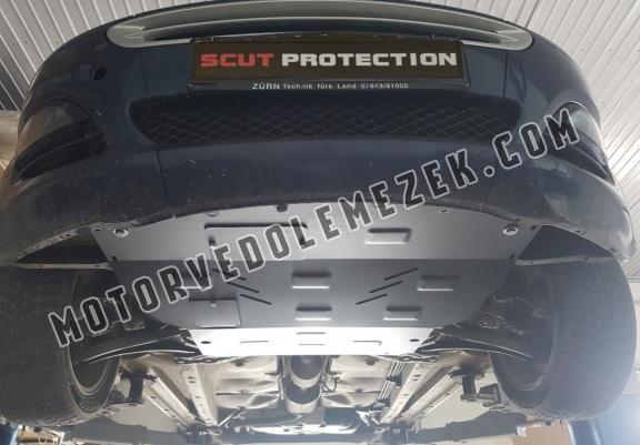 Steel skid plate for the protection of the engine and the gearbox for Smart ForFour petrol