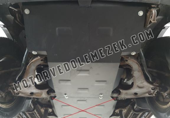 Steel skid plate for the protection of the engine and the radiator for Mitsubishi Pajero Sport 1