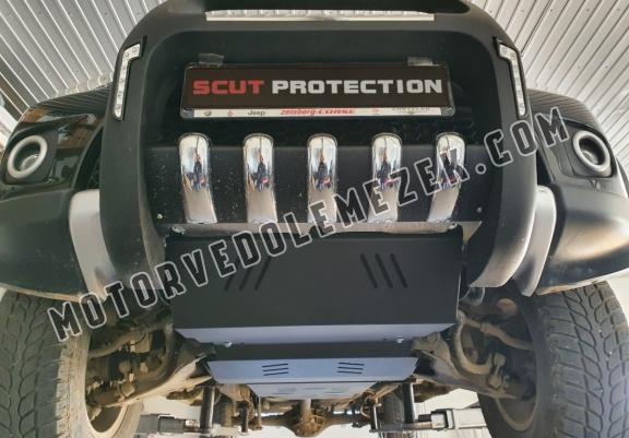 Steel skid plate for the protection of the engine and the radiator for Mitsubishi Pajero Sport 2