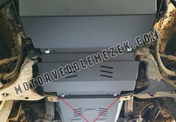 Steel skid plate for the protection of the engine and the radiator for Mitsubishi Pajero Sport 2