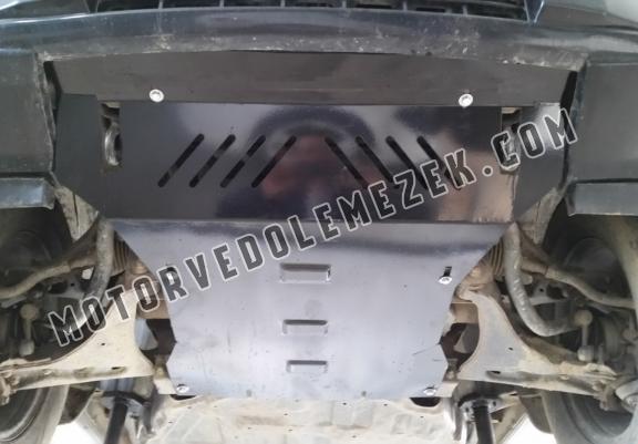 Steel skid plate for the protection of the engine and the radiator for Mitsubishi Pajero 4 (V80, V90)