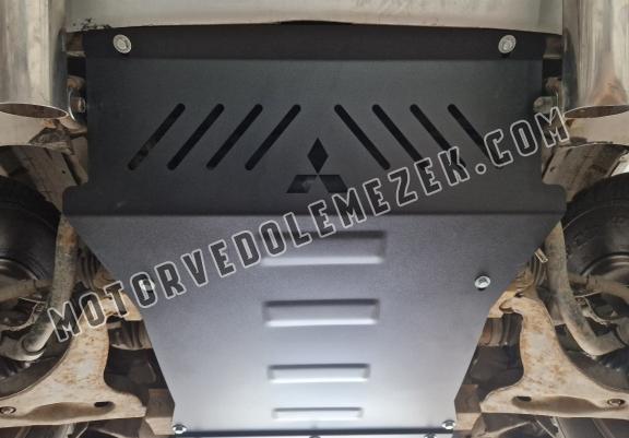 Steel skid plate for the protection of the engine and the radiator for Mitsubishi Pajero 3 (V60, V70) Vers. 2.0