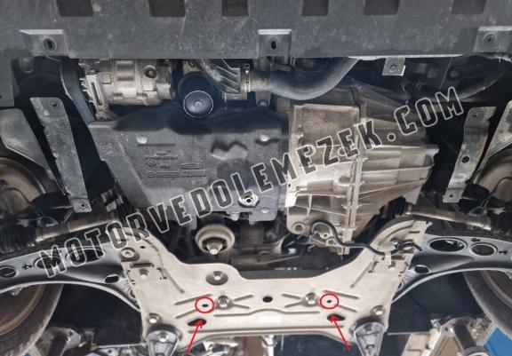 Steel skid plate for Nissan NV300