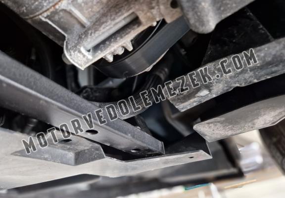 Steel skid plate for Nissan NV300