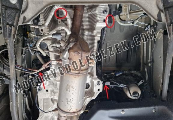 Steel catalytic converter plate/cat lock for Nissan Interstar