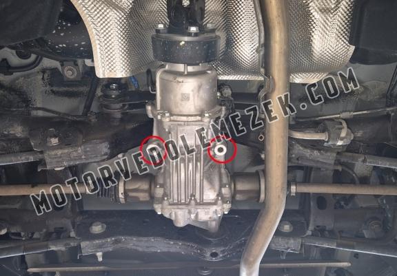 Steel diferential skid plate for Dacia Duster 4x4