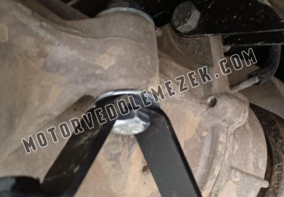 Aluminum diferential skid plate for Dacia Bigster 4x4