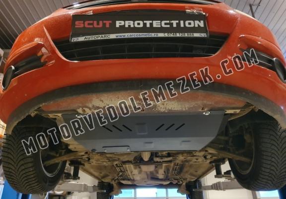 Steel skid plate for Opel Corsa D